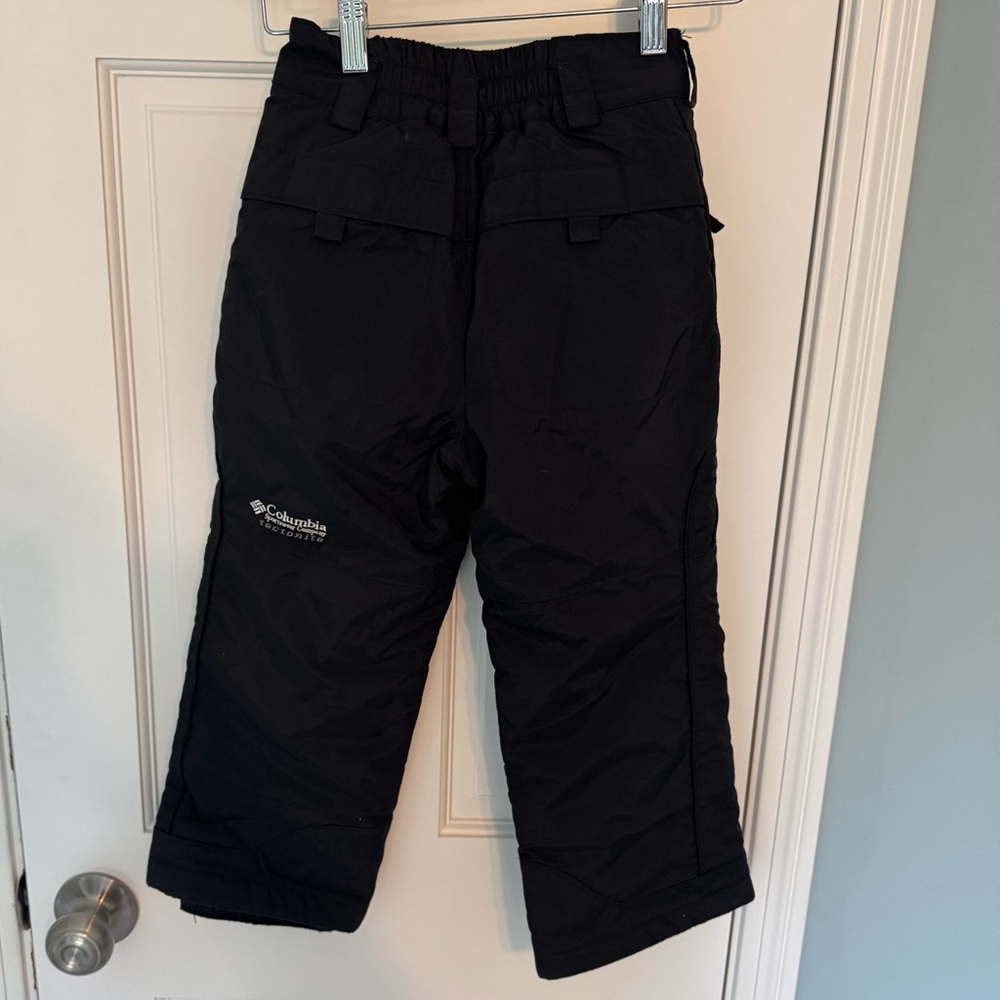 Columbia Kids' Black Snow Pants tectorite youth boys girls 4 - 5 years